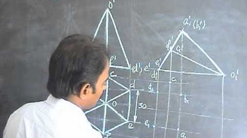 Engineering Graphics MADE EASY by Prof.Dr.R.Edison -Projections of Solids - Problem 10