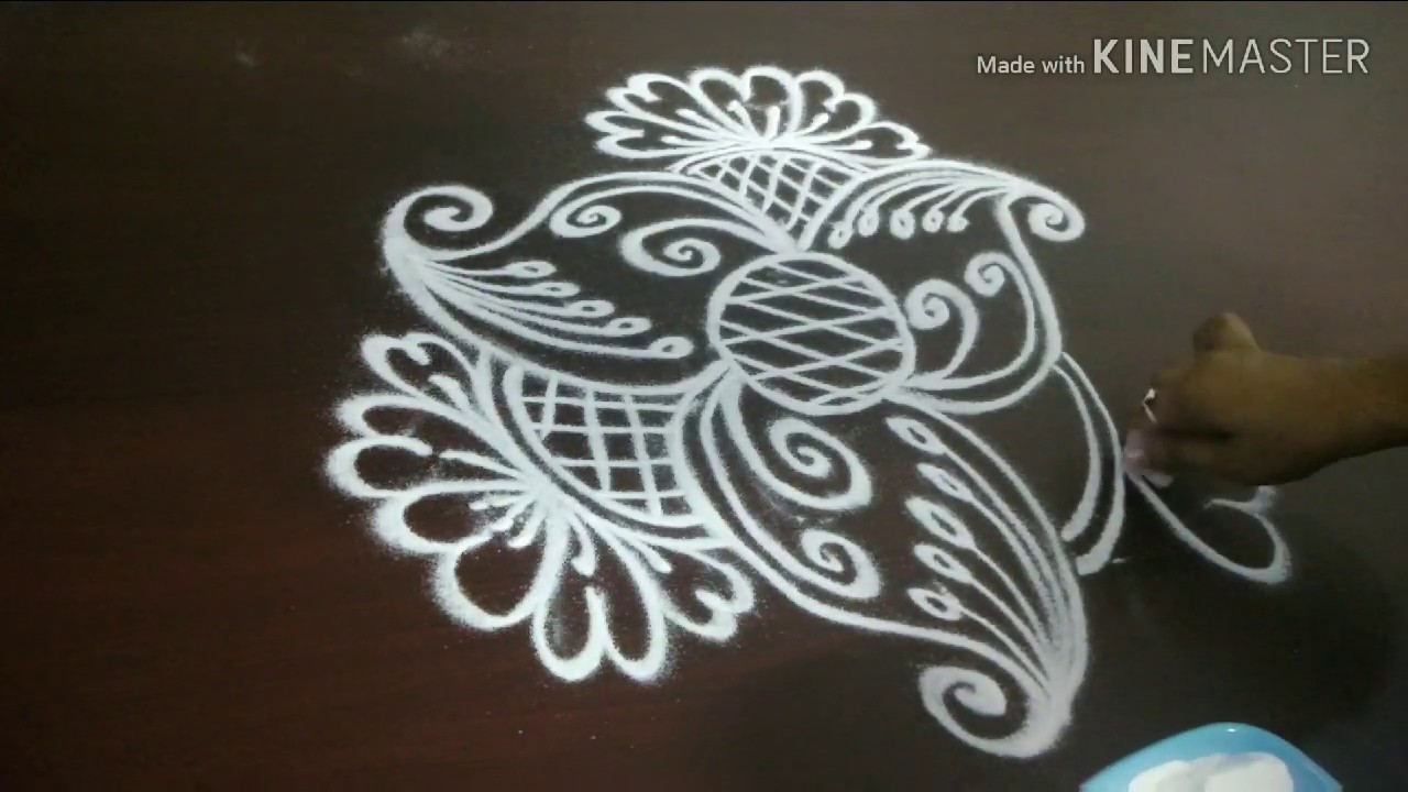 Latest rangoli || new rangoli design || kolam || Daily rangoli ...