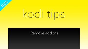 Remove Kodi Addons