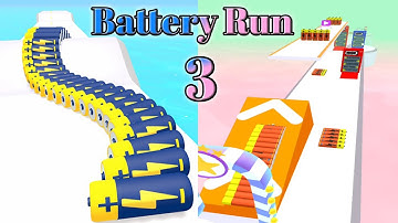 Battery Run - Gameplay Walkthrough Part 3 All Levels Gameplay 42 - 56 (Android,iOS)