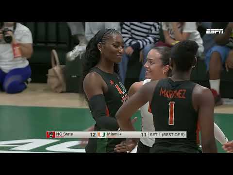 NC State vs. Miami Full Match Replay | 2026 ACC Volleyball