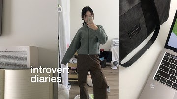 introvert diaries 🌧️ rainy days, design classes, and my matcha kindle