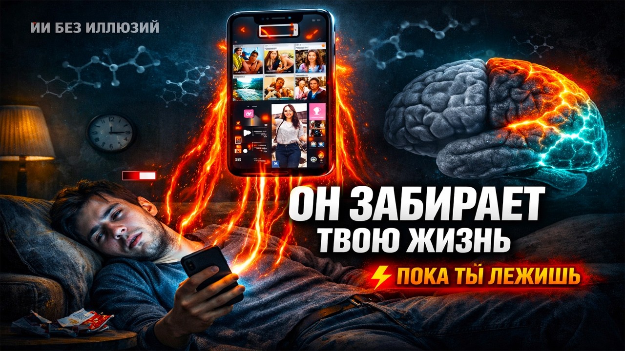 ИИ РАСКРЫЛ: Твоя усталость — не твоя вина. Как телефон ВОРУЕТ энергию пока ты «отдыхаешь»