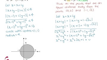 Ext 2 Complex Numbers - Locus