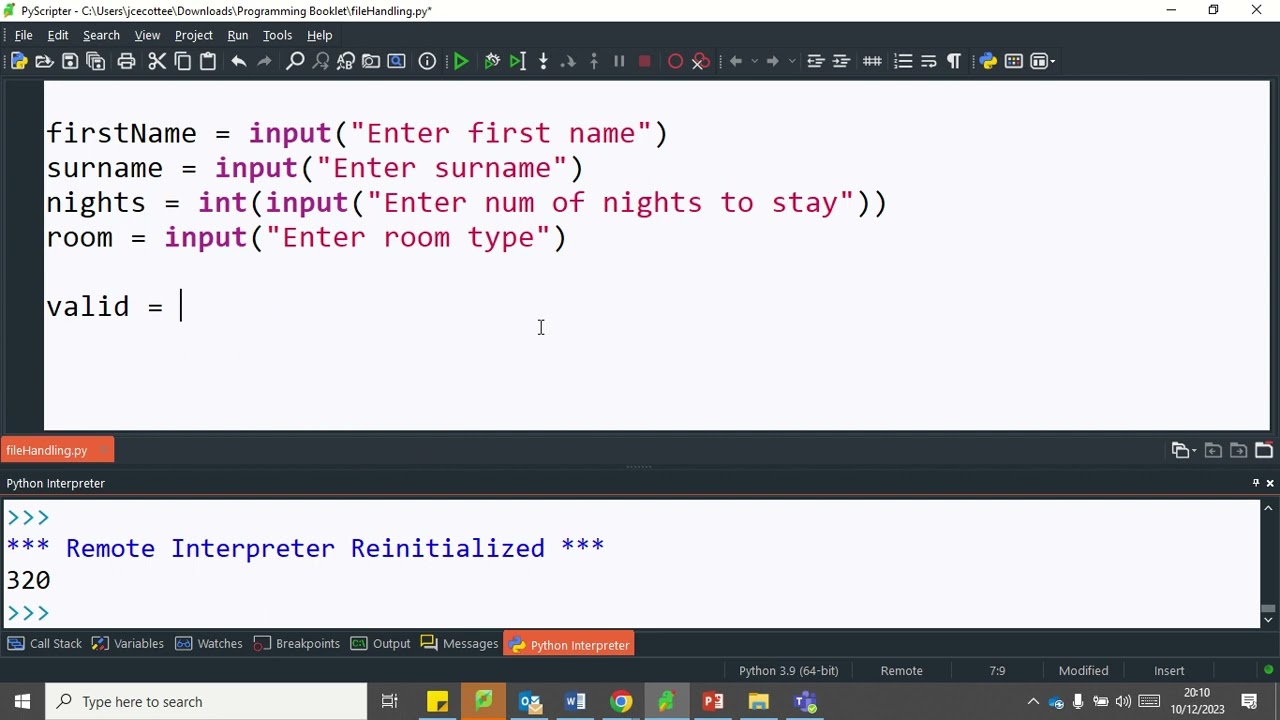 Programming Booklet Exam Q4 Page 45