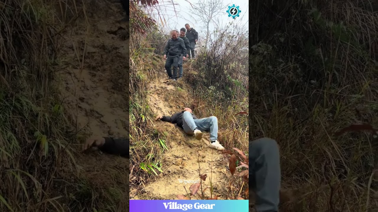 EPIC Hiking FAIL! Watch This Guy Eat Dirt! 