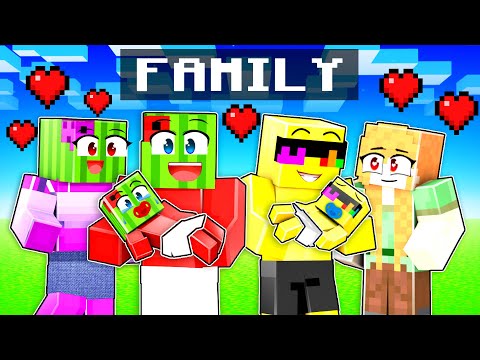 We Have SUNNY and MELON FAMILY In Minecraft!