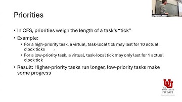 cs6465/5965 - Advanced OS Implementation - Lecture 11 Scheduling