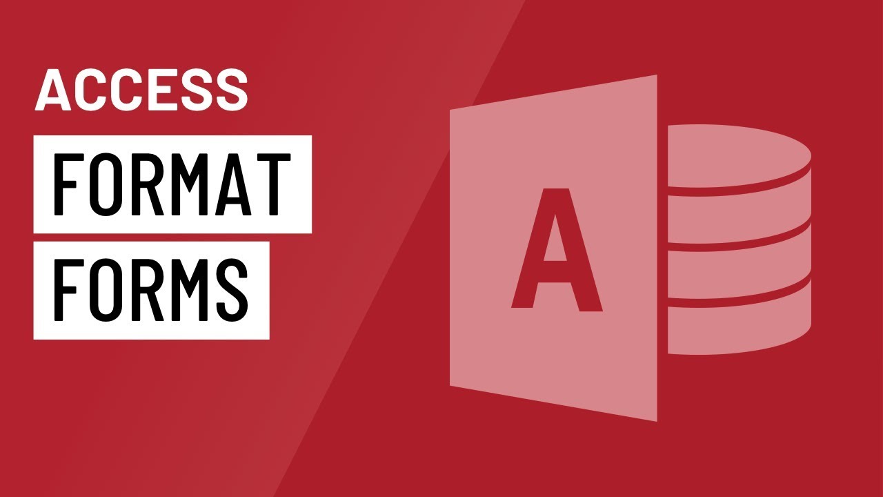 Update Access: Formatting Forms