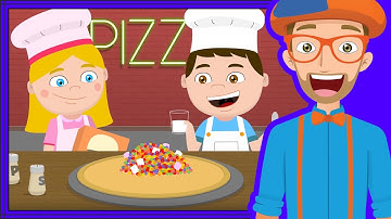 The Pizza Song for Kids and more | Blippi Videos for Toddlers