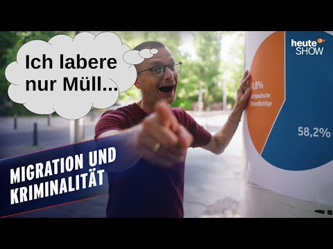 HEUTE SHOW versagt bei Widerlegung der Ausländerkriminalität (Moritz Neumeier).