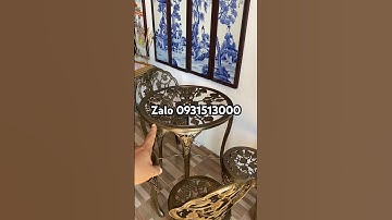 Bộ bàn đồng #đồcổcầnthơ #phongthuy #doco #đồcổ #statue #doxua #lưđồng #tượngđồng