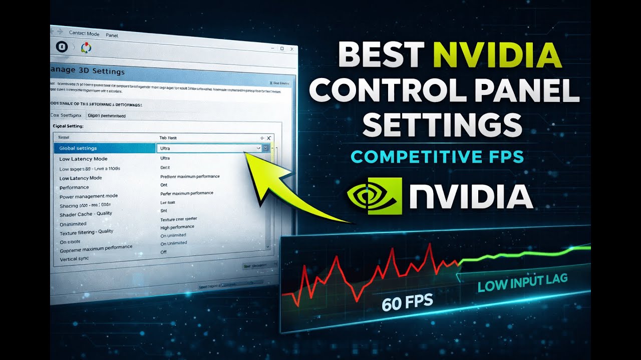 Best NVIDIA Control Panel Settings for Competitive FPS - YouTube