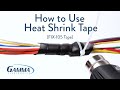 How to Use Heat Shrink Tape
