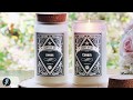 Custom printed candle labels from lightning labels