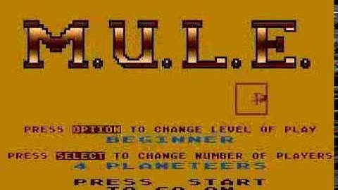 M.U.L.E - Title music from Atari XL/XE version
