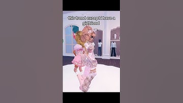 Thumbnail of this trend except i have a girlfriend! Cherry blossom iced tea :D #roblox #dti #shorts