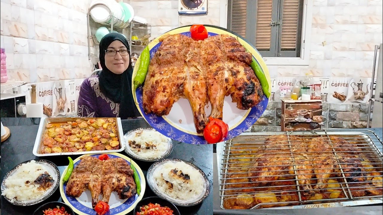 تتبلتي اليومية للدجاج المشوي فى الفرن لما بكون مكسله ☝️بعملها فى دقايق احلى واطرى دجاج مشوي 🤔