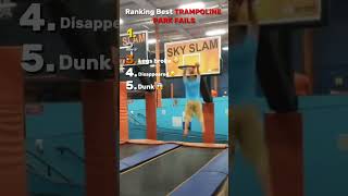 Ranking Best TRAMPOLINE PARK FAILS #funny #laughter #comedy #shorts #fyp #viral #trampoline #trends