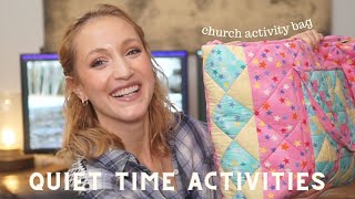 WHAT’S IN OUR CHURCH ACTIVITY BAG || QUIET TIME ACTIVITIES