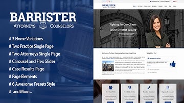 Barrister - Responsive Law Business HTML5 Template | Themeforest Website Templates and Themes