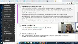 Bio 105 Week 10 Announcement