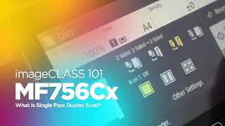 What is Single Pass Duplex Scan with imageCLASS MF756Cx