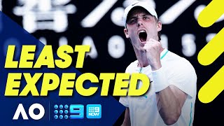 Denis Shapovalov was absolutely stunned after upsetting World No.3 | Wide World of Sports