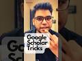Google Scholar For PhD Research | Ritvik Saini #spss #literaturereview #datacollection #statistics