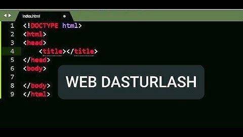 HTML 2 dars