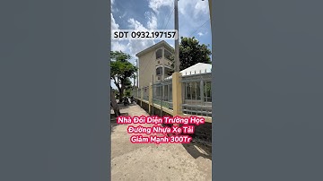 Bán nhà mặt tiền kinh doanh buông bán.đói diện trường học.gần khu công nghiệp #nhadattiengiang