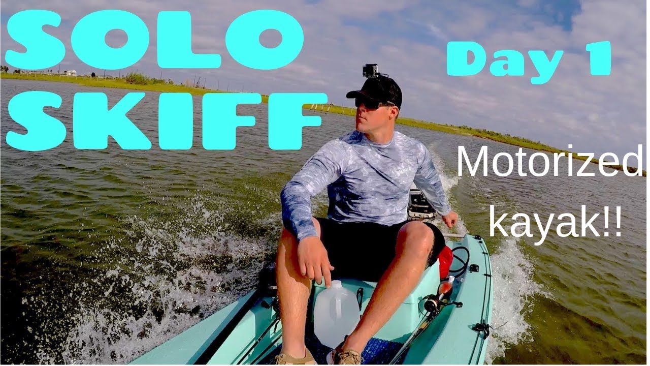 Первая рыбалка на одиночной лодке! (Рыбалка на болотах Галвестона) День 1