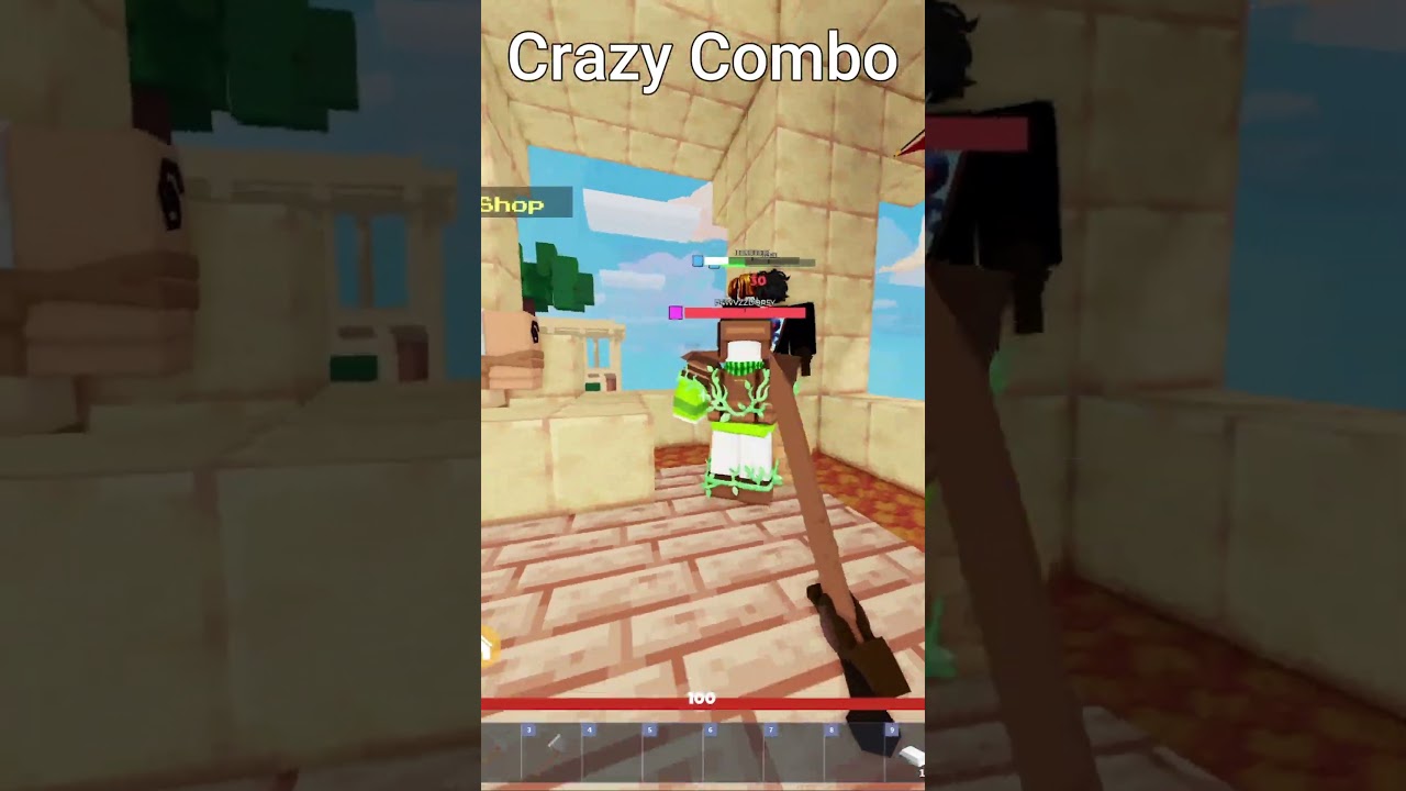 Insane Combo in Roblox BedWars!