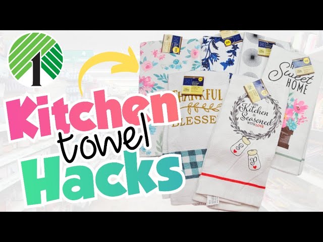 How To Make Hanging Kitchen Towels – Practically Functional