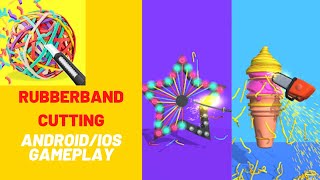 RubberBand Cutting - ASMR - iOS/ANDROID Gameplay screenshot 3
