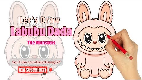 How to draw have a seat Labubu |The Monsters