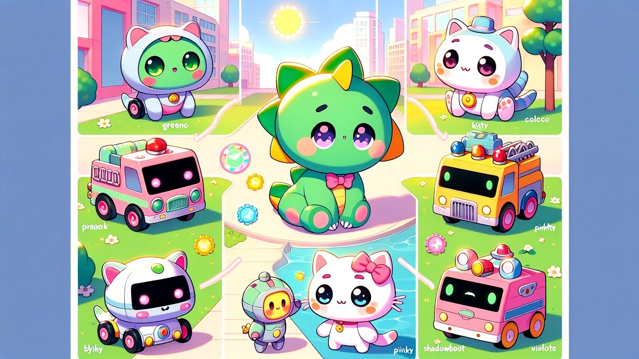 🚒👩‍🚀👩‍⚕️ Whitty & Kitty Discover Jobs! Firefighters, Doctors, Astronauts 🚑✨