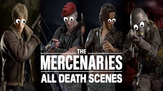 Resident Evil 4 Remake The Mercenaries - All Death Scenes Compilation (Leon, Krauser, Luis & Hunk)