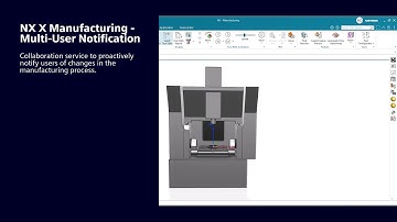 Improve collaboration with Multi-User Notification in NX X Manufacturing