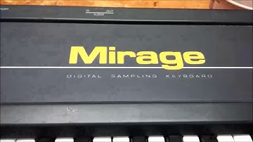 Ensoniq Mirage testing after repair