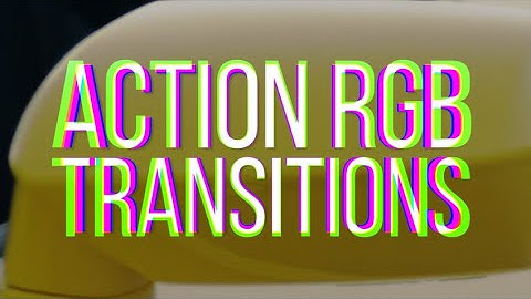 RGB Action Transitions Premiere Pro Templates