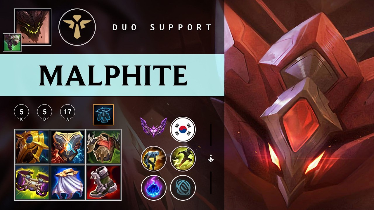 Malphite Support vs Karma - KR Master Patch 26.05