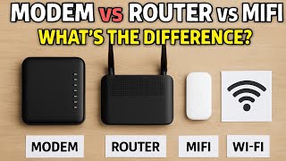 Wifi Router Vs Modem: Key Differences You Need to Know
