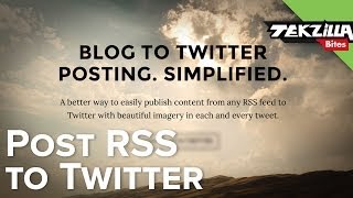 Easy RSS Tweets for Your Twitter Account