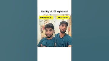 Reality of JEE Aspirants || JEE Mains 2025 results #iit #jee #reality #shorts