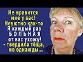 - Да НЕ НРАВИТСЯ мне у вас! Я каждый раз БОЛЬНАЯ от вас ухожу! - твердила ТЁЩА, но однажды…