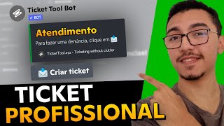 Como usar o TICKET TOOL BOT no Discord (em PORTUGUÊS) screenshot 3