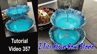 Resin Bowls/ Start to Finish/ 2 Tier/ Easily to Create