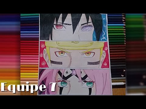 Sakura naruto e sasuke equipe 7  Naruto shippuden sasuke, Sakura e sasuke,  Naruto e sasuke desenho