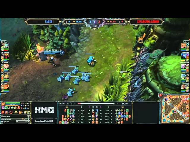 LoL Dreamhack CLG.EU vs SSS (Game 1/1) 